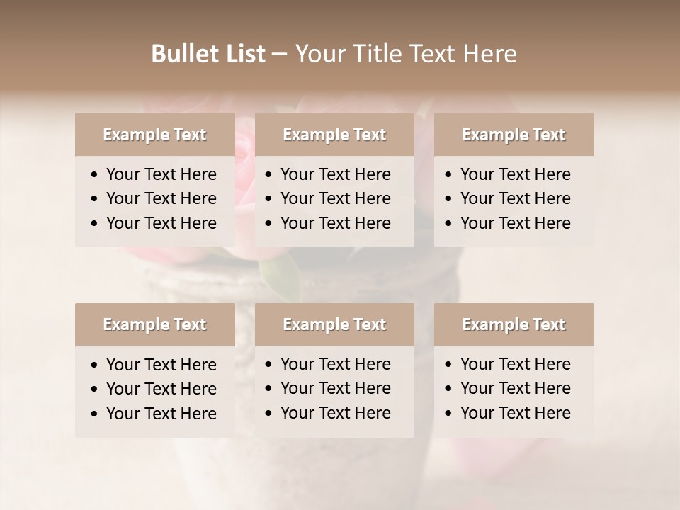 Plant Fresh Vase PowerPoint Template