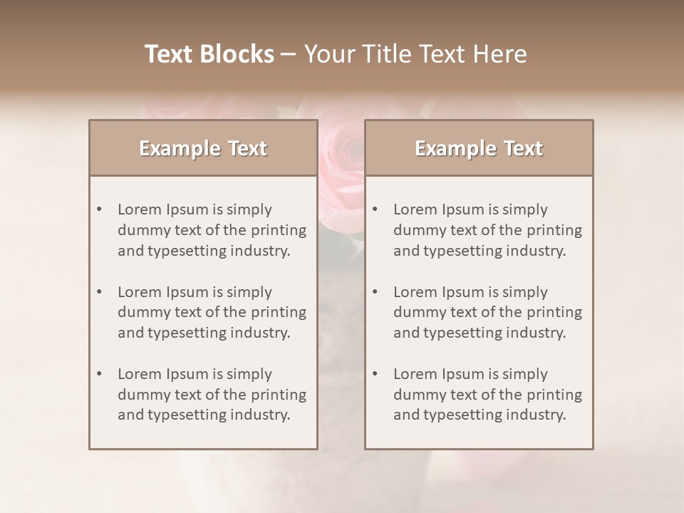 Plant Fresh Vase PowerPoint Template