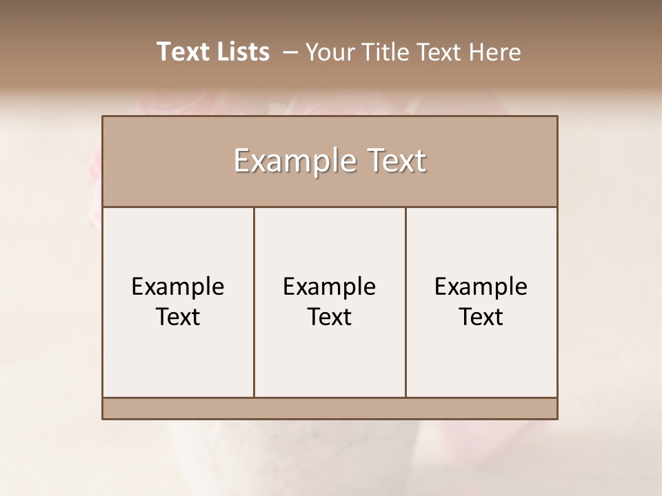 Plant Fresh Vase PowerPoint Template