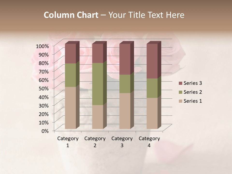 Plant Fresh Vase PowerPoint Template