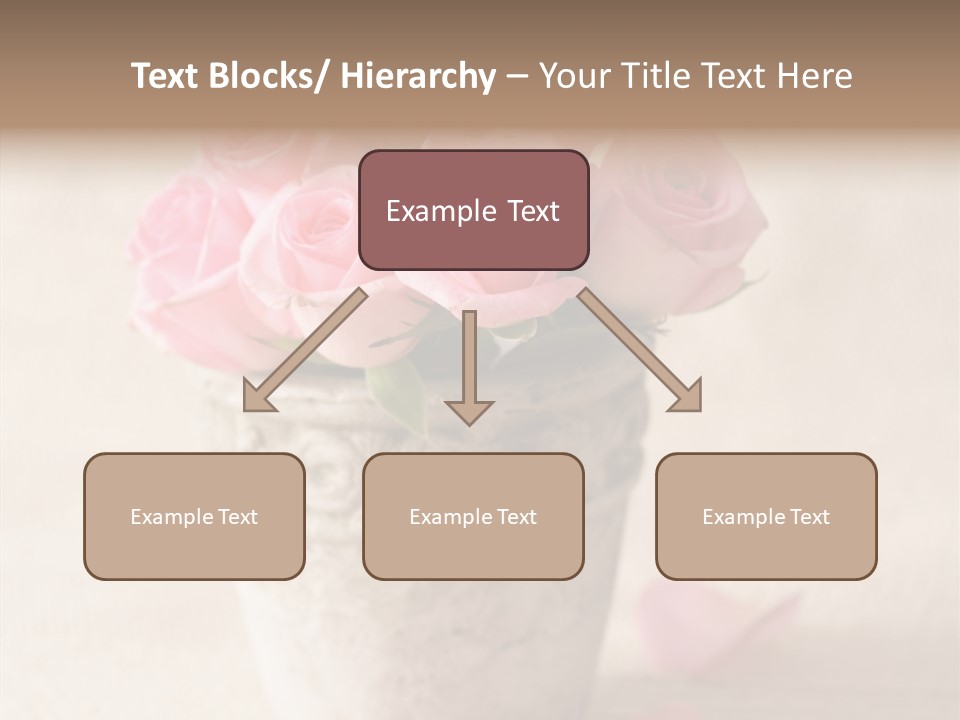 Plant Fresh Vase PowerPoint Template