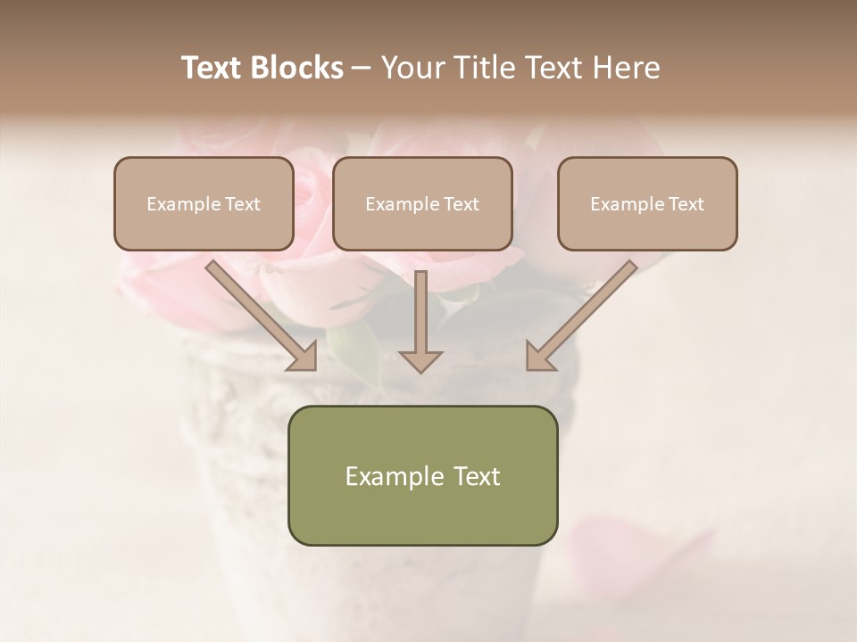 Plant Fresh Vase PowerPoint Template