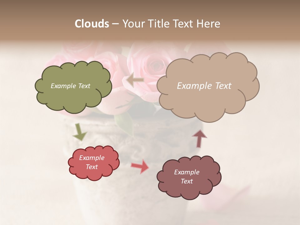 Plant Fresh Vase PowerPoint Template