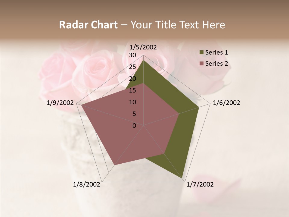 Plant Fresh Vase PowerPoint Template