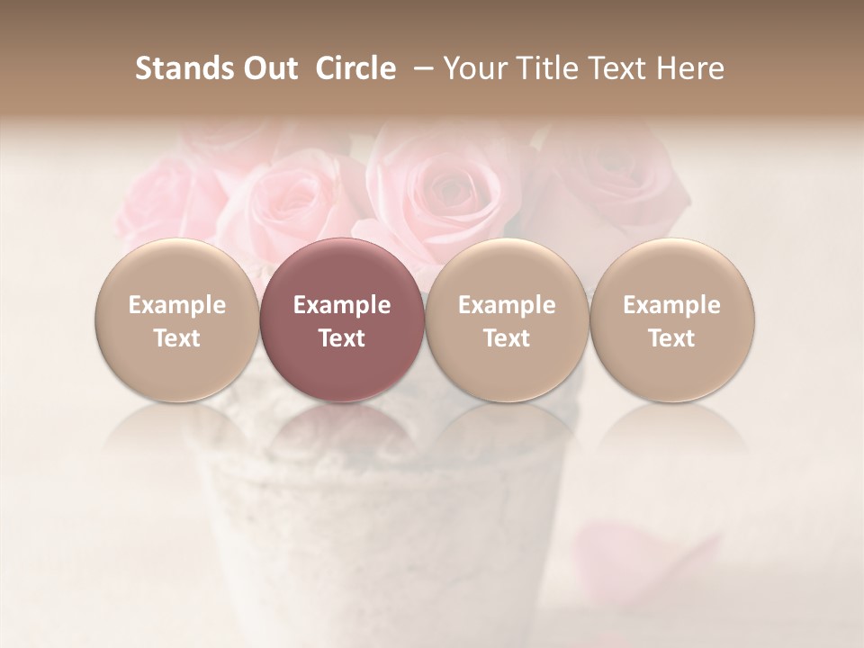 Plant Fresh Vase PowerPoint Template