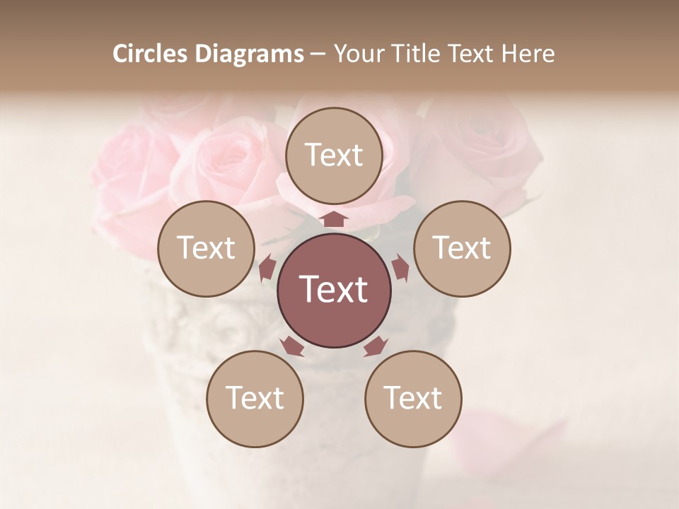 Plant Fresh Vase PowerPoint Template