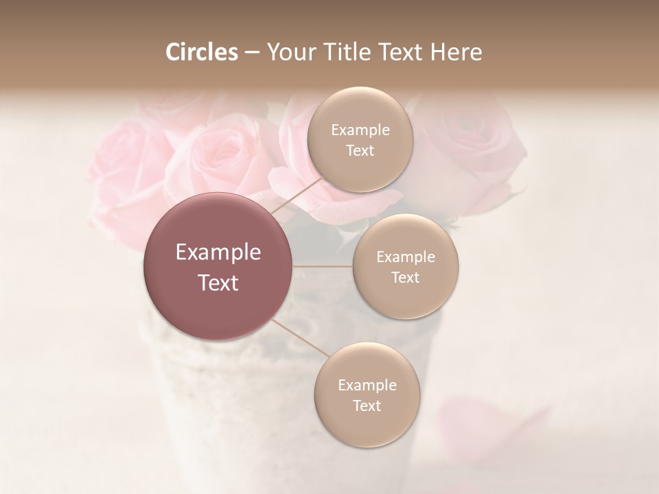 Plant Fresh Vase PowerPoint Template