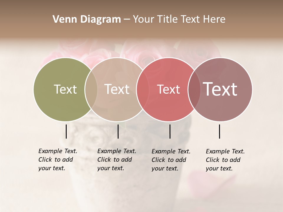 Plant Fresh Vase PowerPoint Template