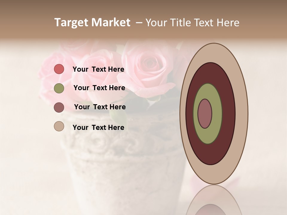 Plant Fresh Vase PowerPoint Template