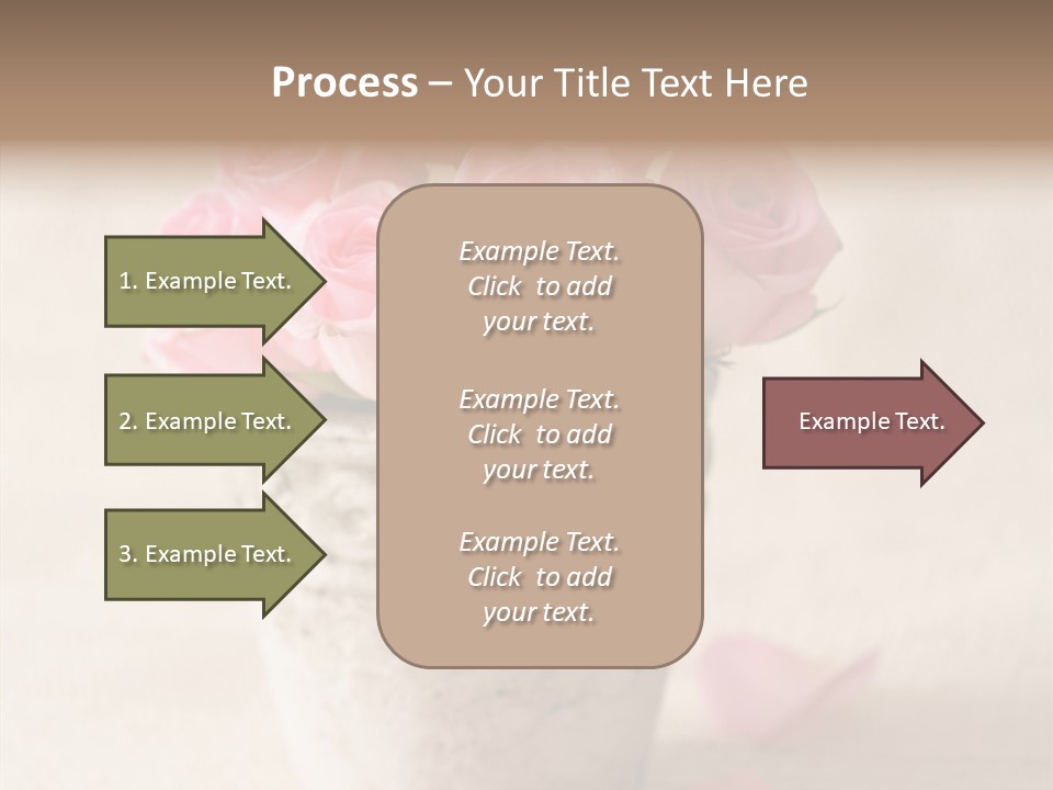 Plant Fresh Vase PowerPoint Template