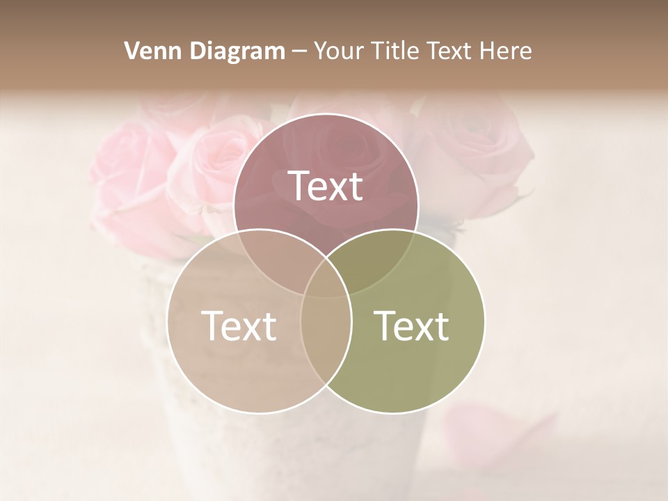 Plant Fresh Vase PowerPoint Template