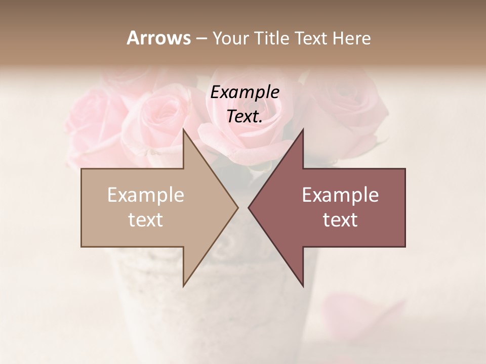 Plant Fresh Vase PowerPoint Template