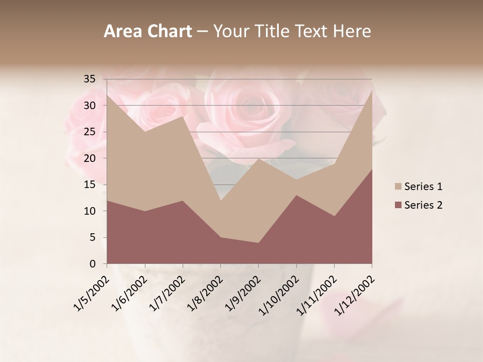 Plant Fresh Vase PowerPoint Template