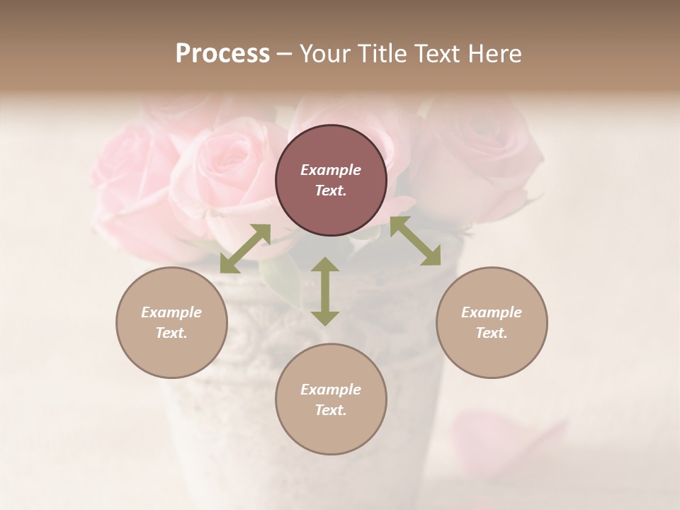 Plant Fresh Vase PowerPoint Template