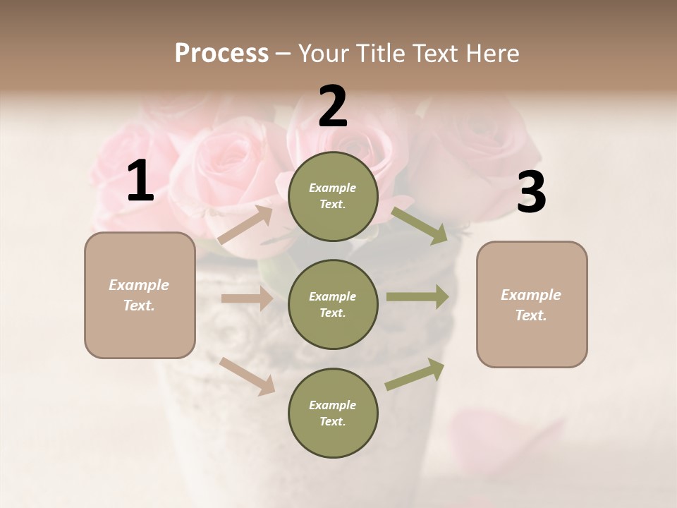 Plant Fresh Vase PowerPoint Template