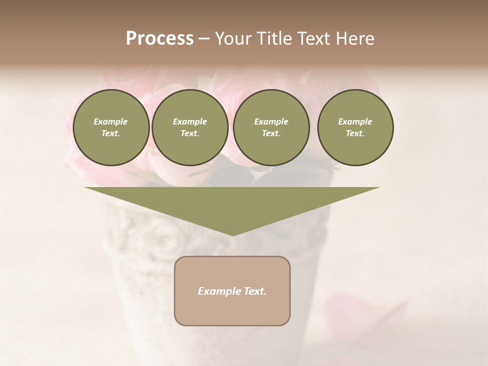 Plant Fresh Vase PowerPoint Template
