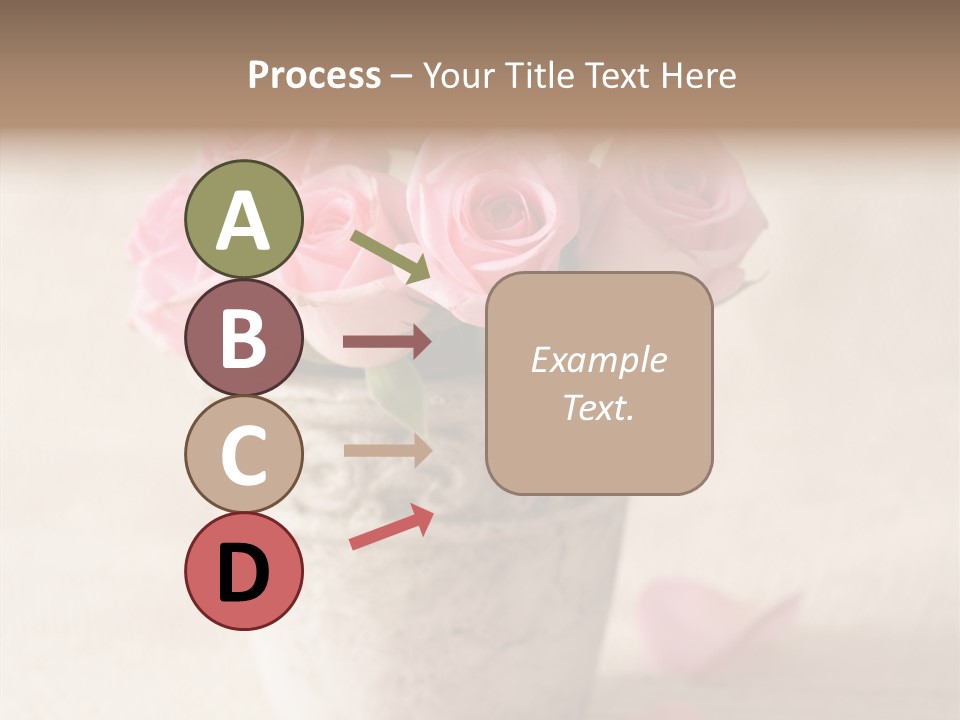 Plant Fresh Vase PowerPoint Template