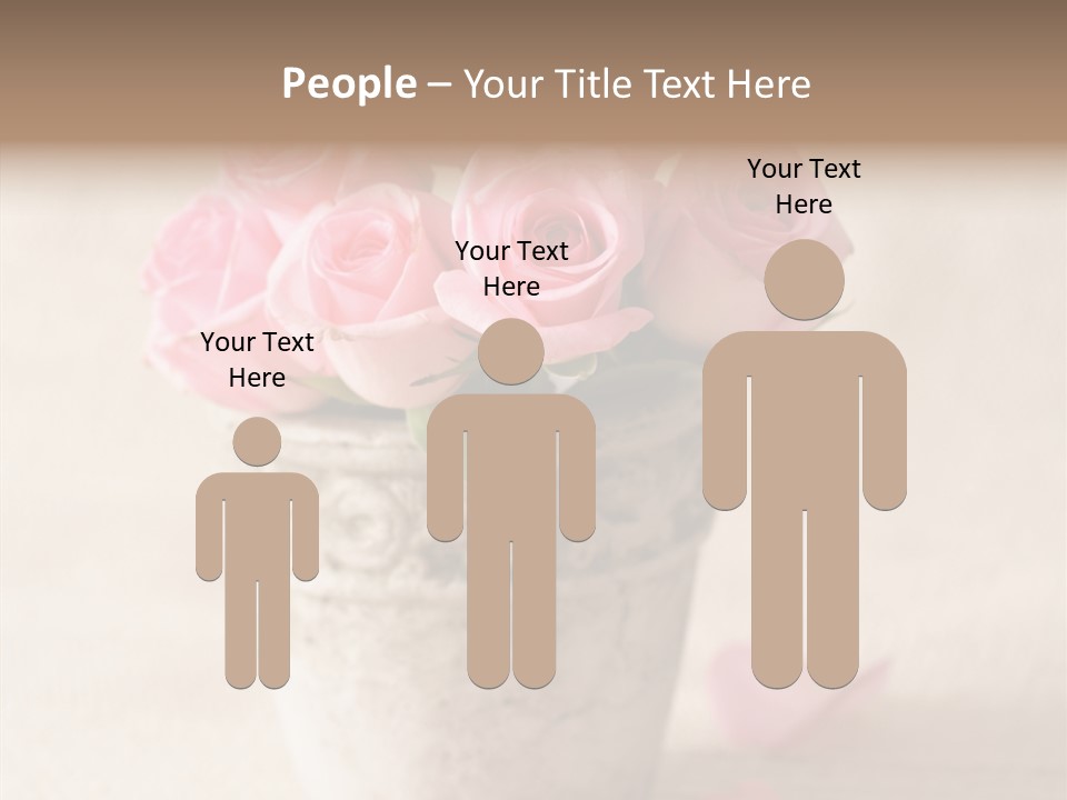 Plant Fresh Vase PowerPoint Template