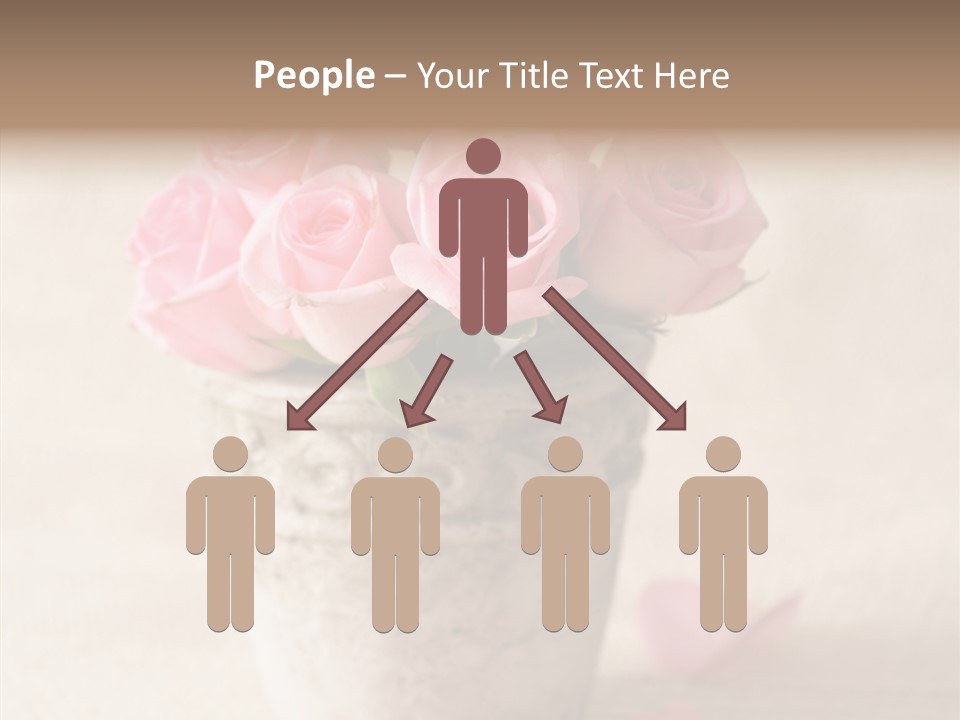 Plant Fresh Vase PowerPoint Template