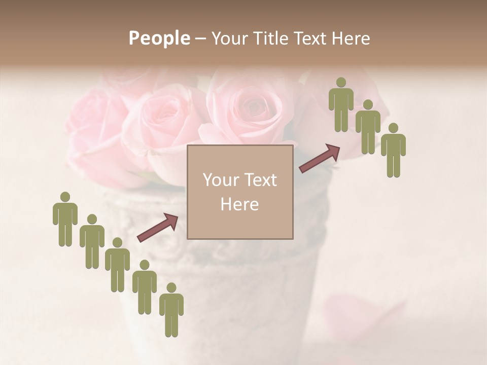 Plant Fresh Vase PowerPoint Template