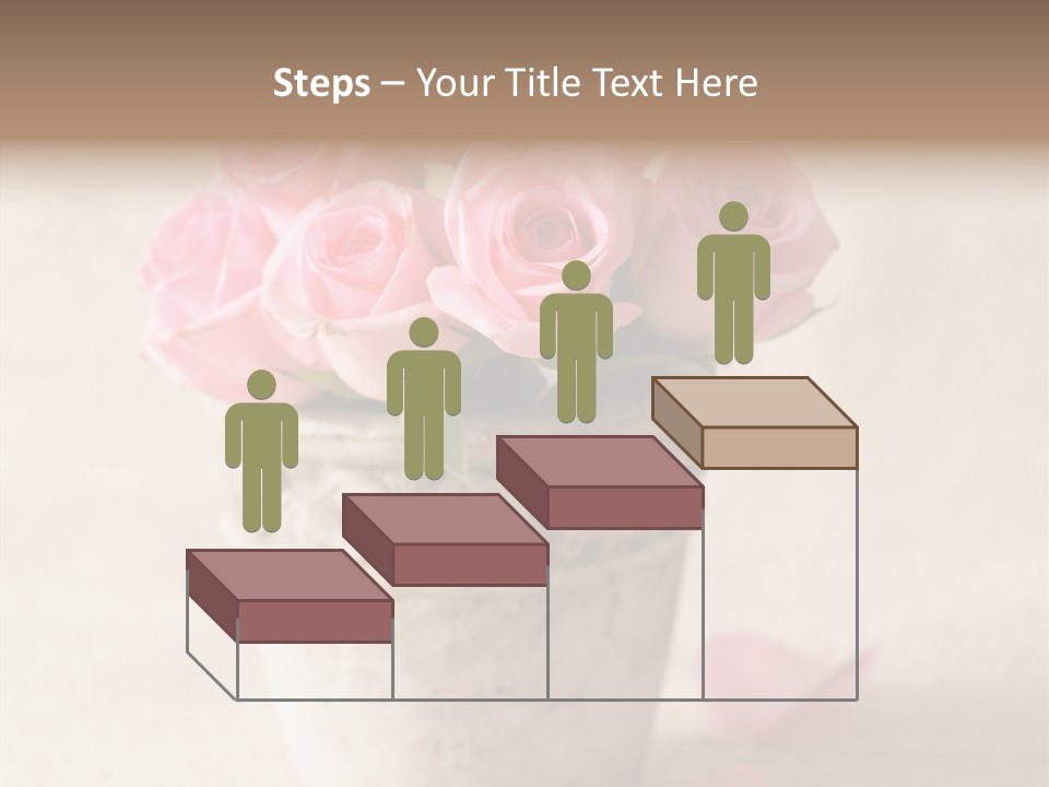 Plant Fresh Vase PowerPoint Template