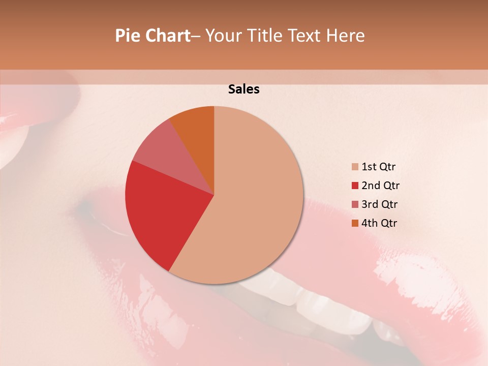 Lipstick Smile Fun PowerPoint Template