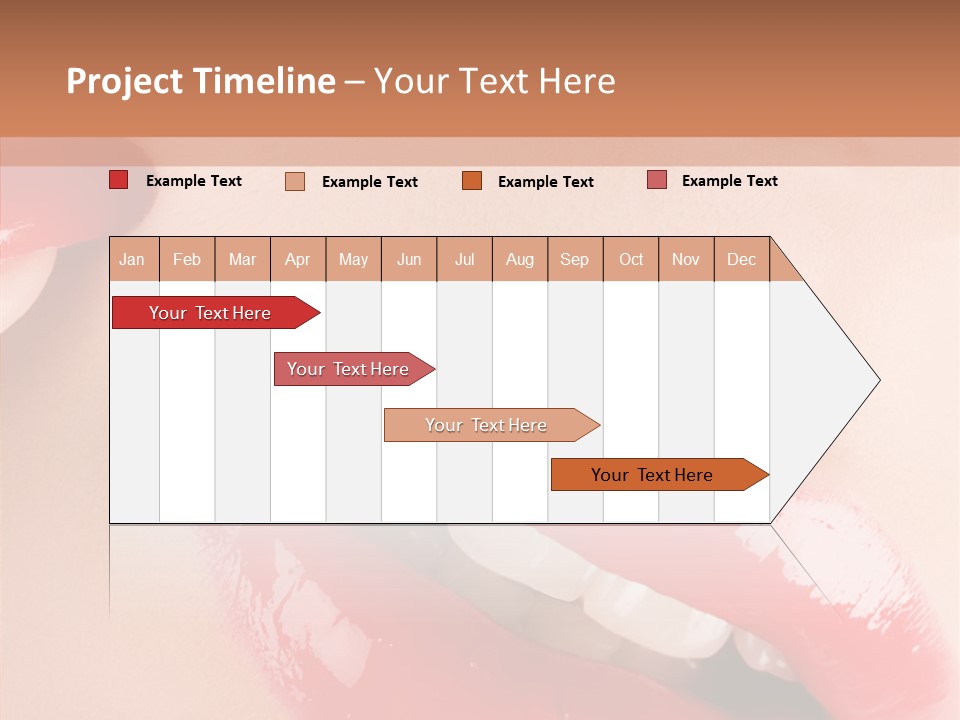 Lipstick Smile Fun PowerPoint Template