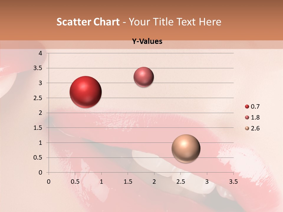 Lipstick Smile Fun PowerPoint Template