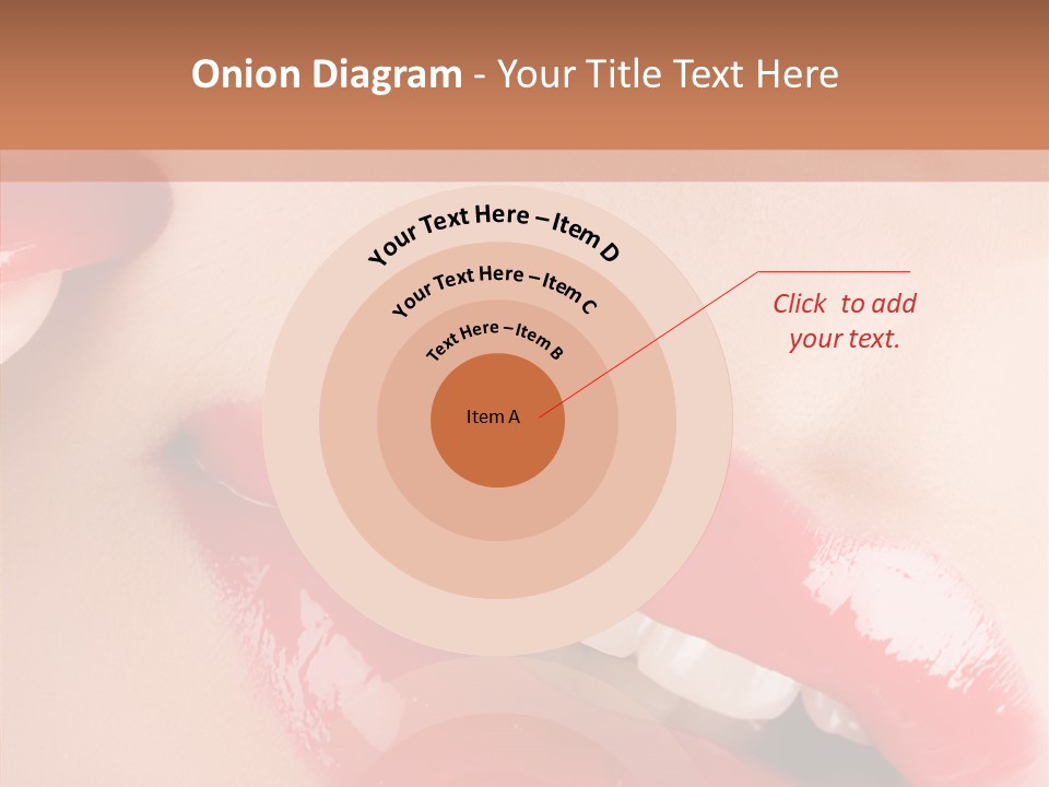 Lipstick Smile Fun PowerPoint Template