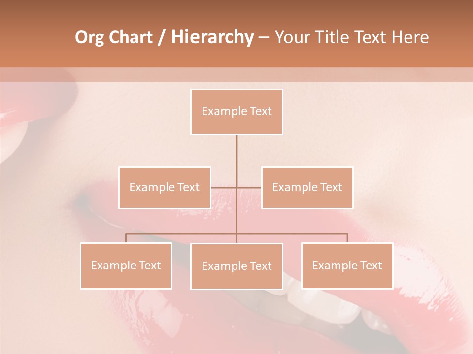 Lipstick Smile Fun PowerPoint Template