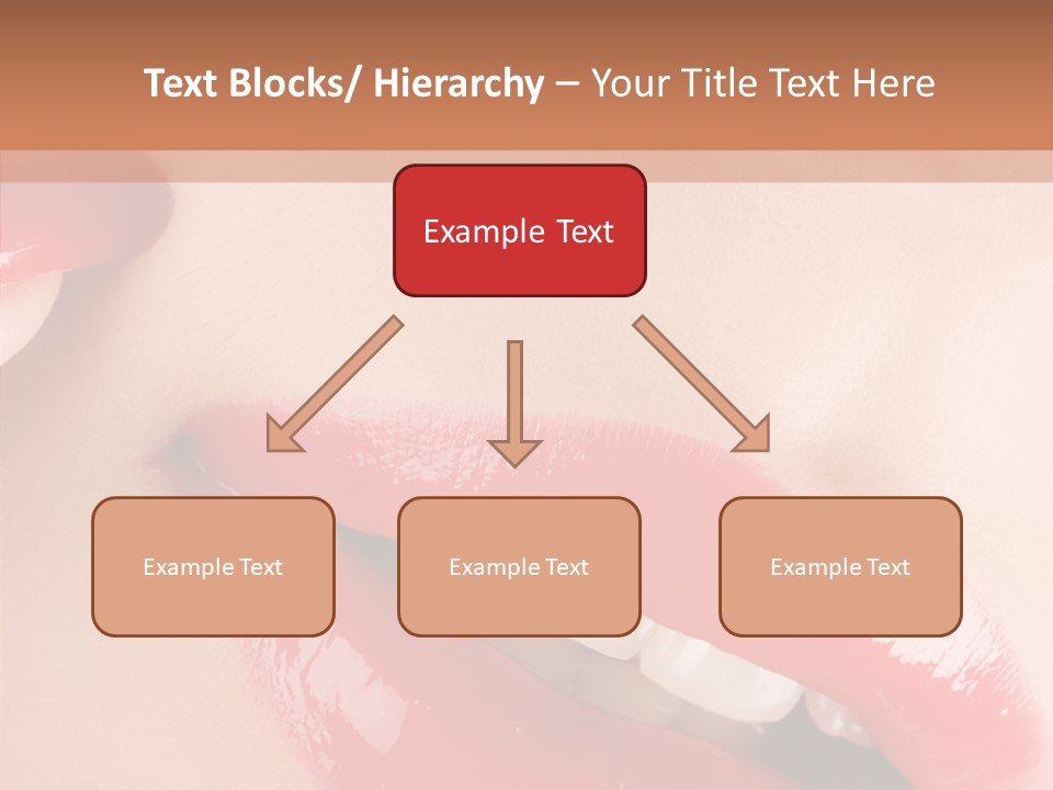 Lipstick Smile Fun PowerPoint Template