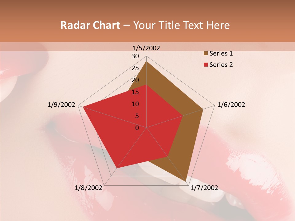 Lipstick Smile Fun PowerPoint Template
