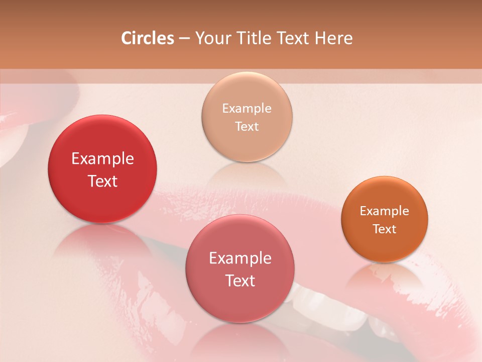 Lipstick Smile Fun PowerPoint Template