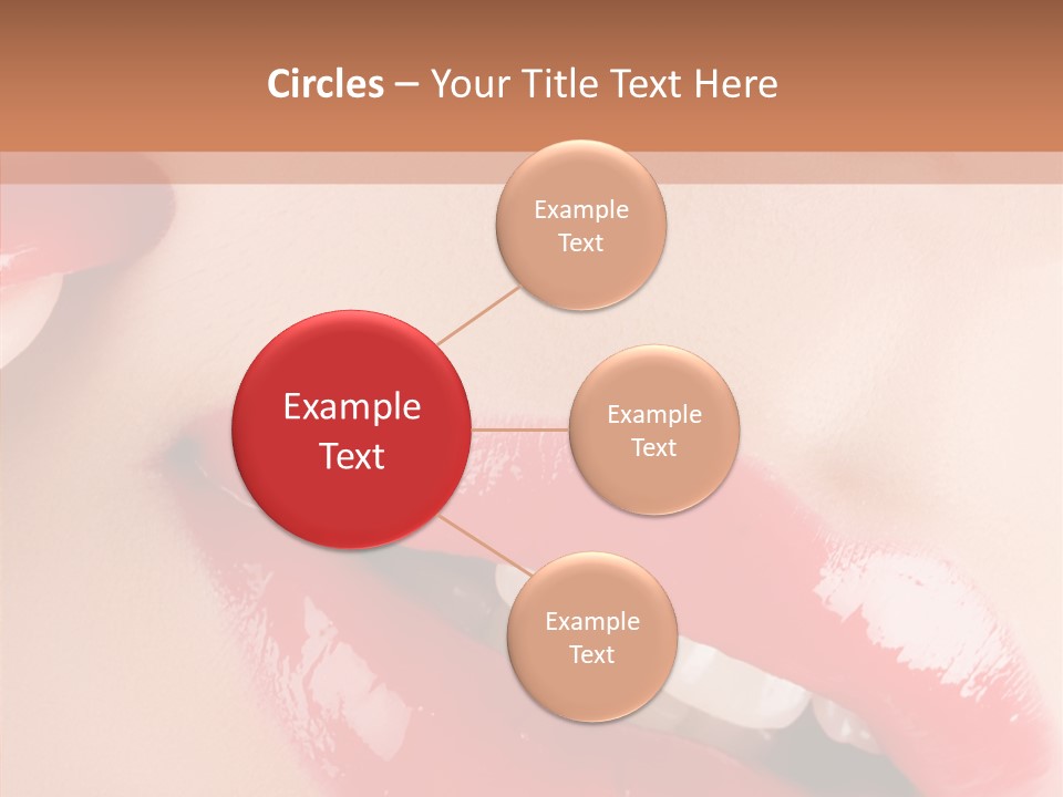 Lipstick Smile Fun PowerPoint Template