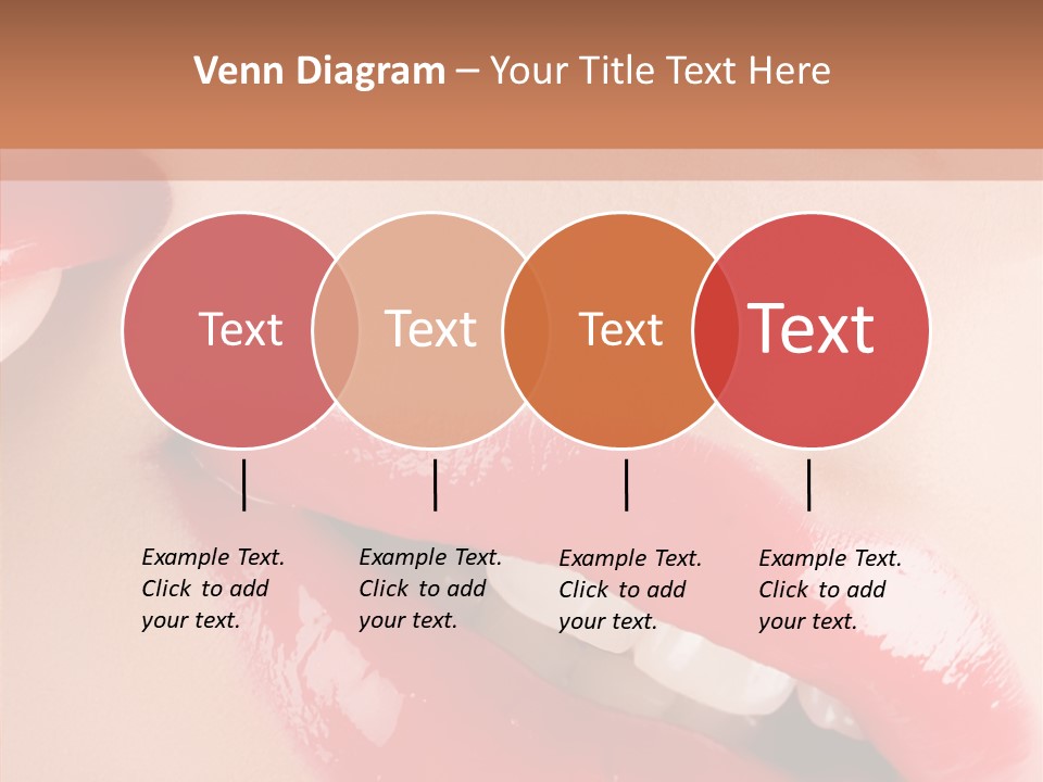 Lipstick Smile Fun PowerPoint Template