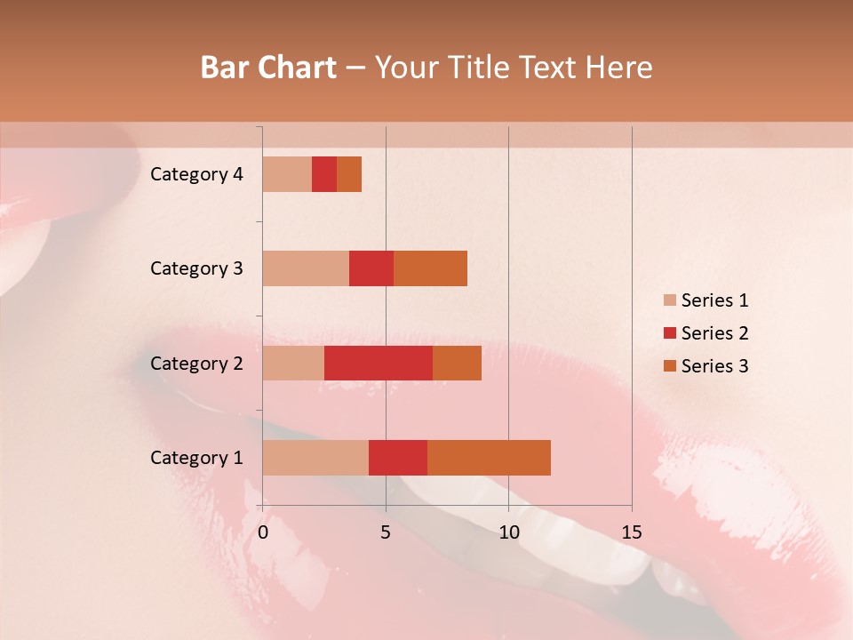 Lipstick Smile Fun PowerPoint Template