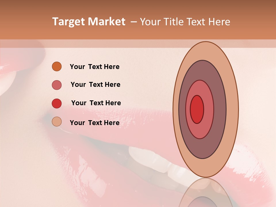 Lipstick Smile Fun PowerPoint Template