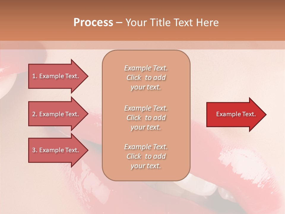 Lipstick Smile Fun PowerPoint Template