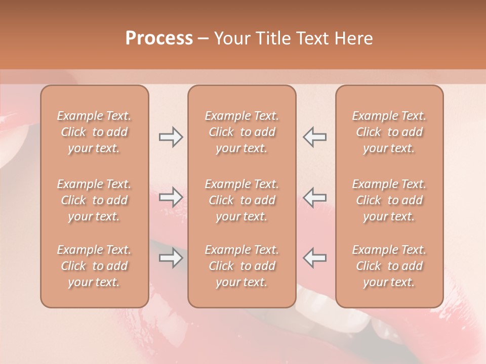 Lipstick Smile Fun PowerPoint Template