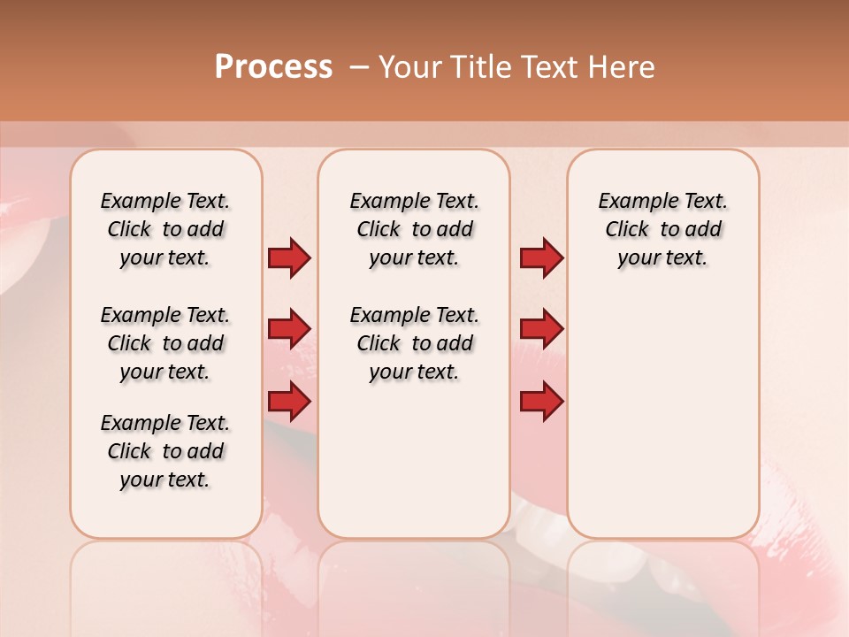 Lipstick Smile Fun PowerPoint Template