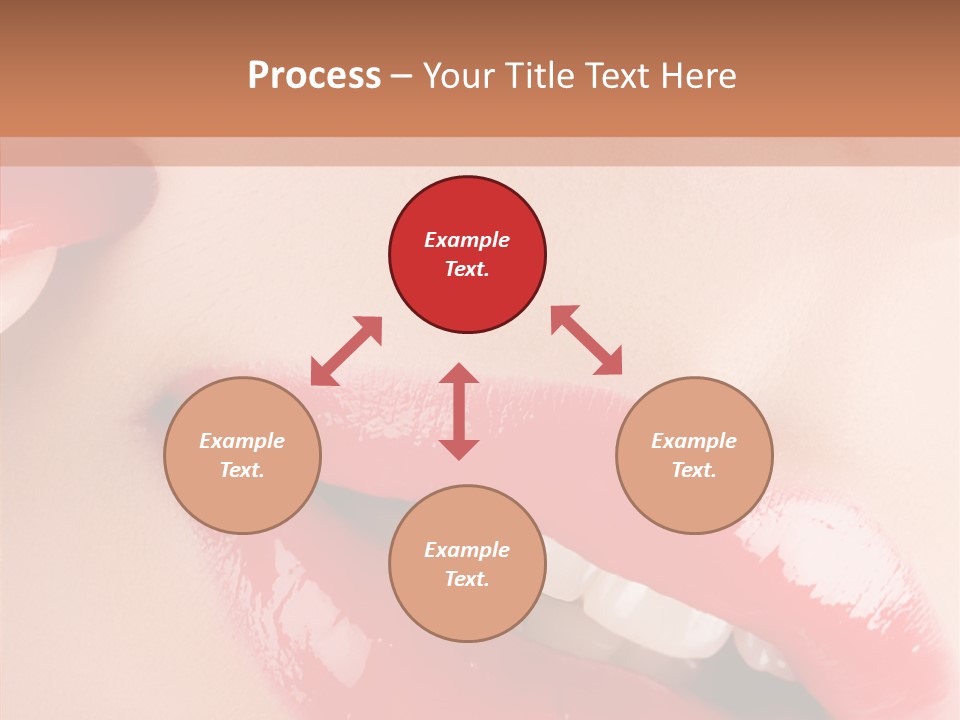 Lipstick Smile Fun PowerPoint Template