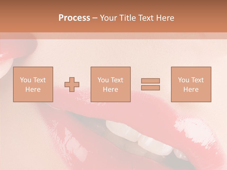 Lipstick Smile Fun PowerPoint Template