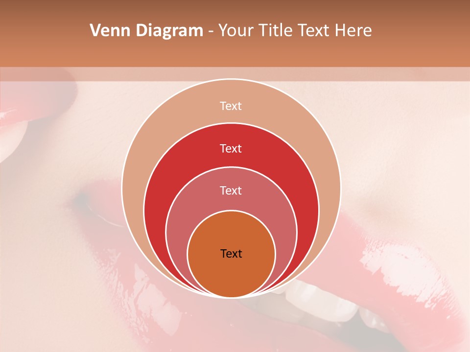 Lipstick Smile Fun PowerPoint Template