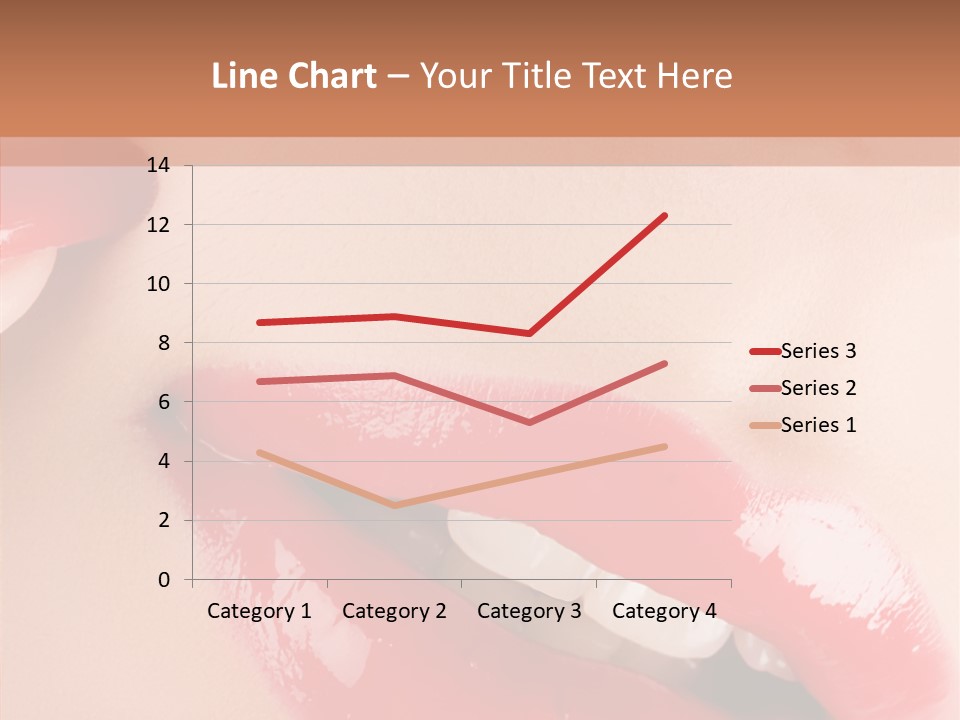 Lipstick Smile Fun PowerPoint Template