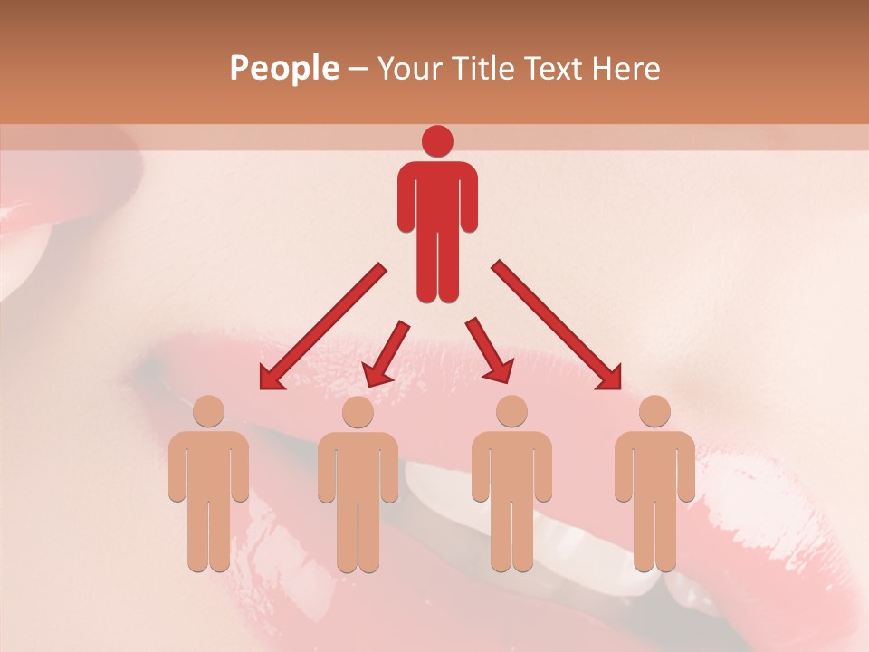 Lipstick Smile Fun PowerPoint Template