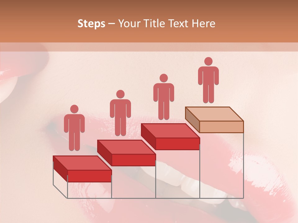 Lipstick Smile Fun PowerPoint Template