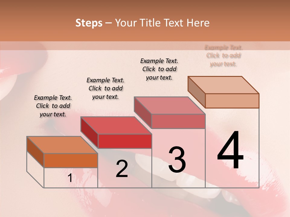 Lipstick Smile Fun PowerPoint Template