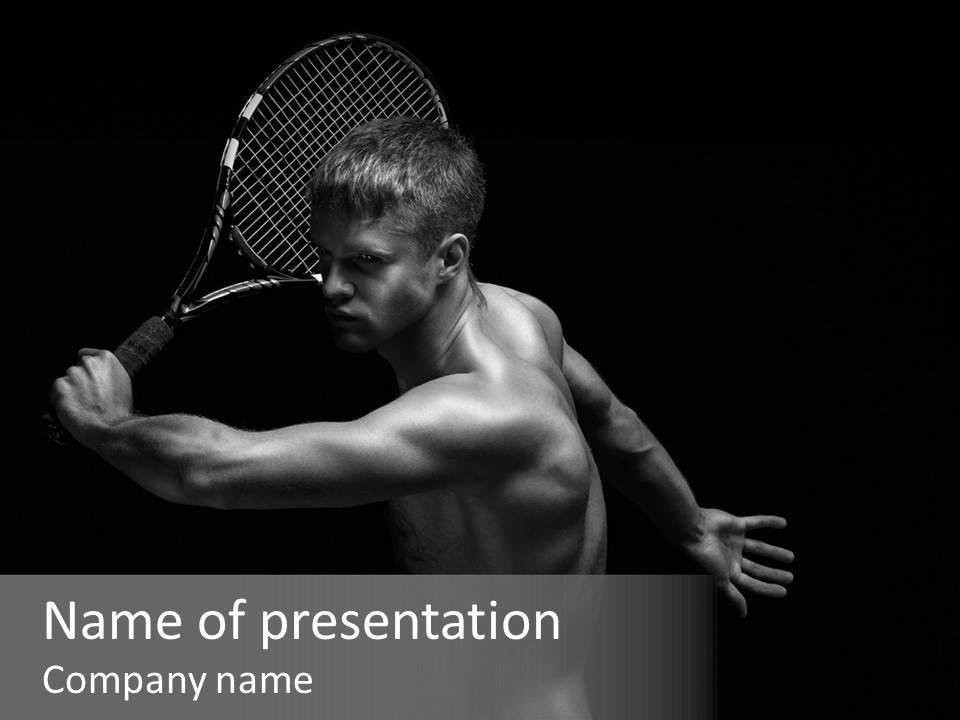 Single Recreation Posing PowerPoint Template