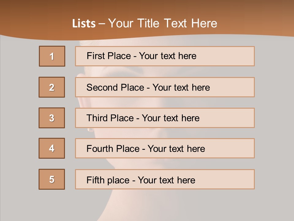 Care Face Cosmetics PowerPoint Template