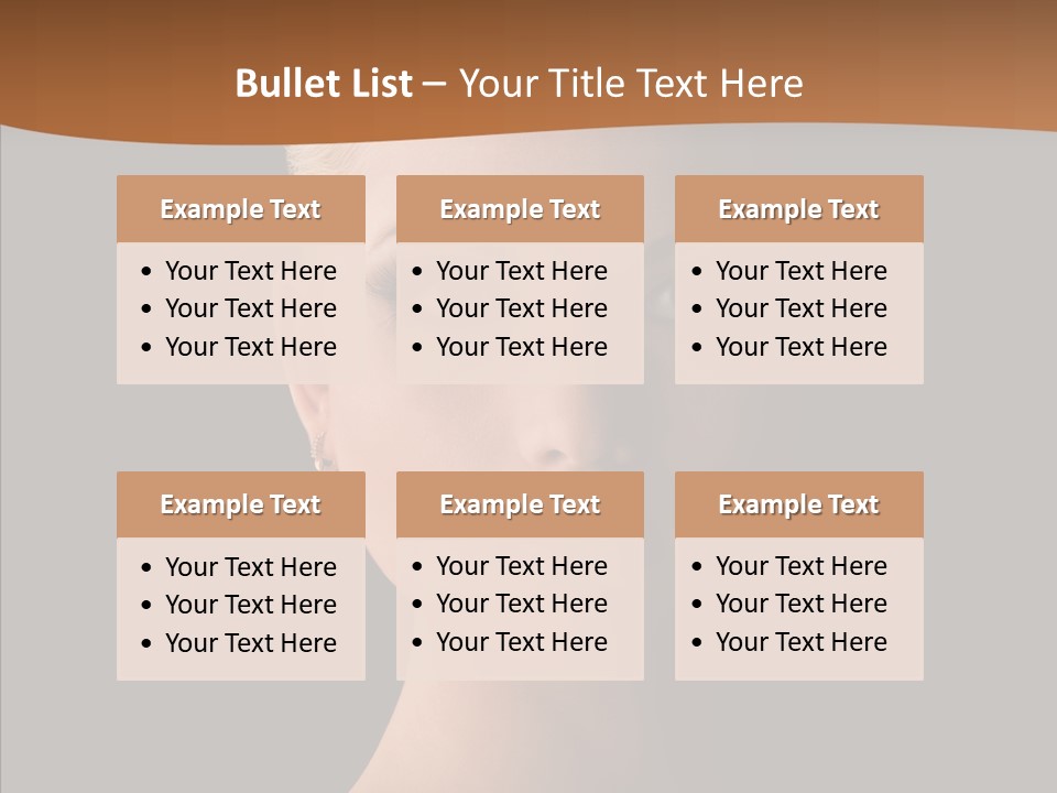 Care Face Cosmetics PowerPoint Template